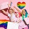 Pride Decorations Pride Wreath for Front Door Welcome Door Sign Rainbow Decorations Rainbow Wreath LGBTQ Gay Lesbian Wooden Door Decor for Office Indoor Wall Home Decor